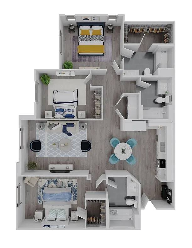 Floor plan Pecan