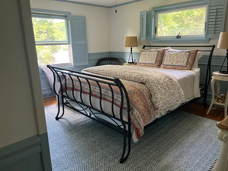 Primary Bedroom with lake view.