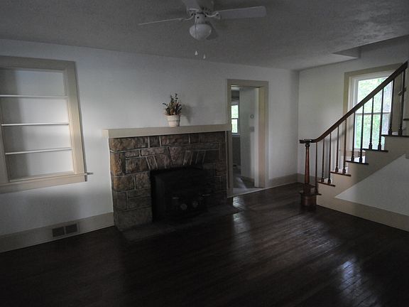 living room-fireplace