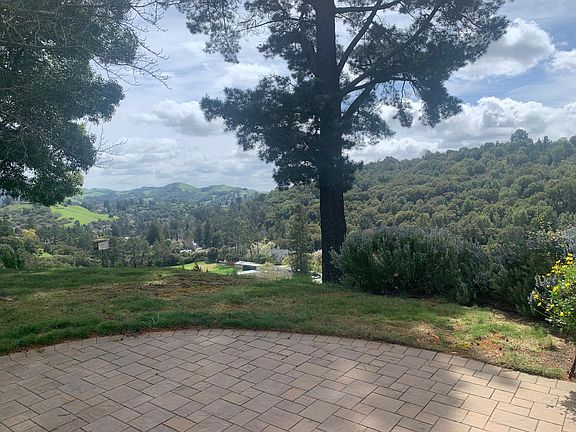 Backyard patio view