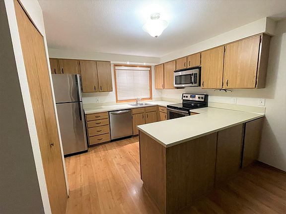 Large kitchen, plenty of storage space including a pantry.