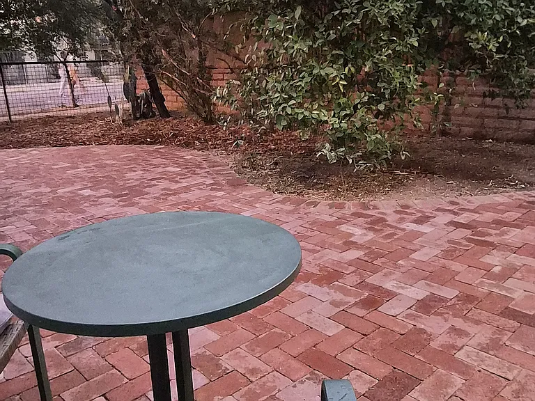 view from patio furniture