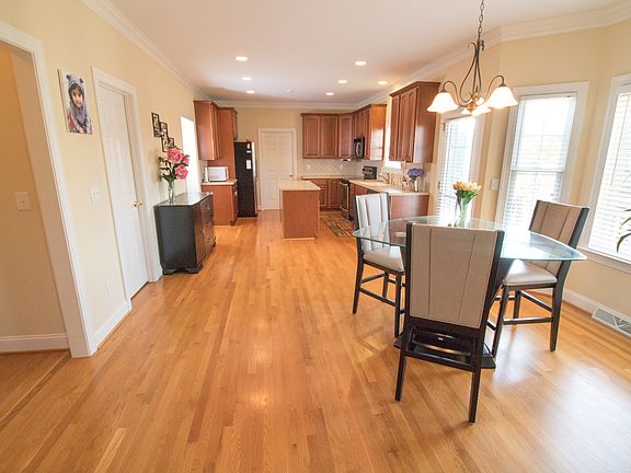 View from den to kitchen