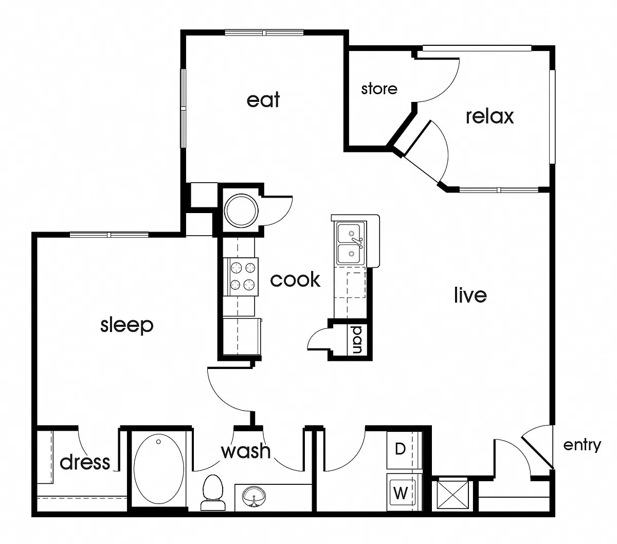 Floor plan A1