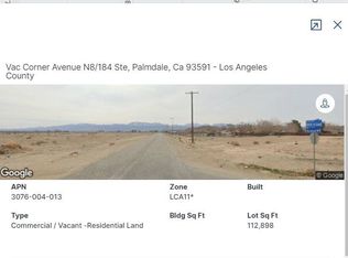 184 Vac Corner Avenue N 8 184 SUITE 31, Palmdale, CA 93591