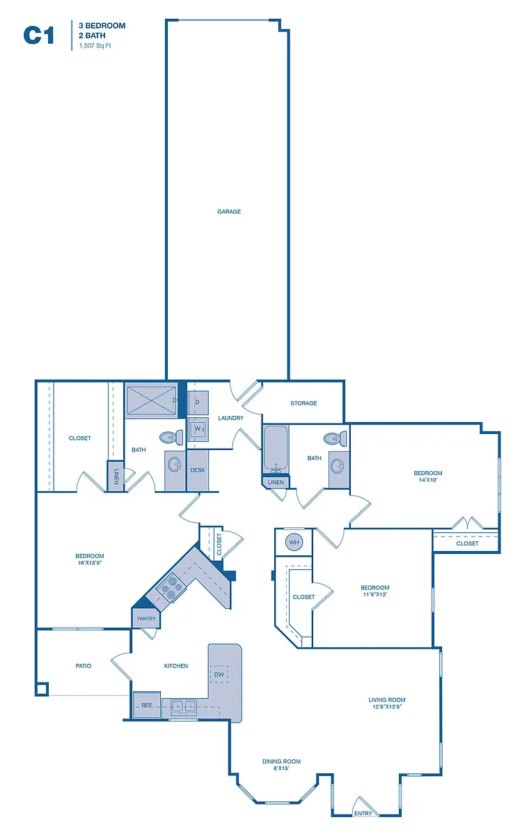 Floor plan C1