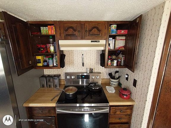 Convection glass top stove 