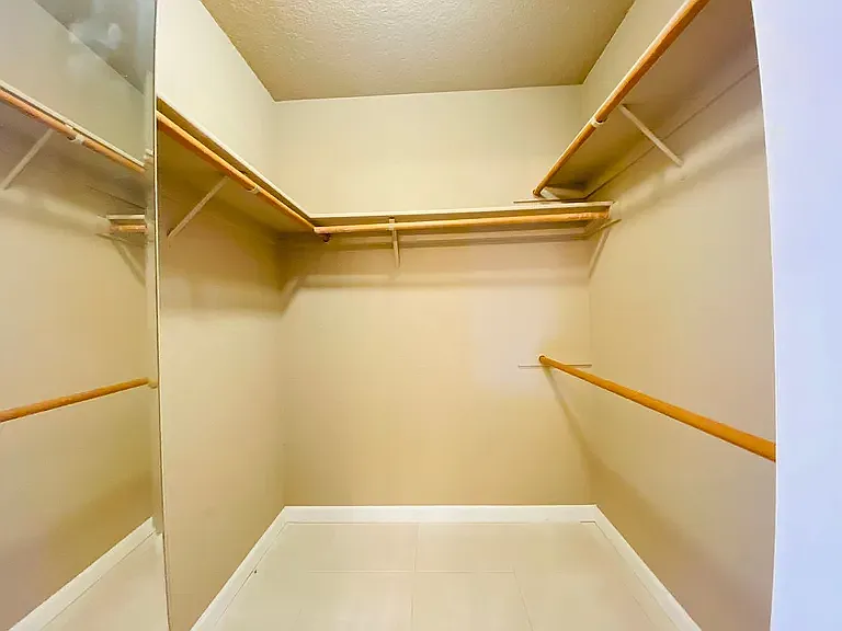 Illuminated walk-in closet