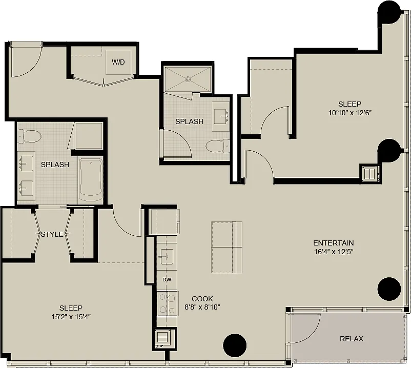Floor plan 2C