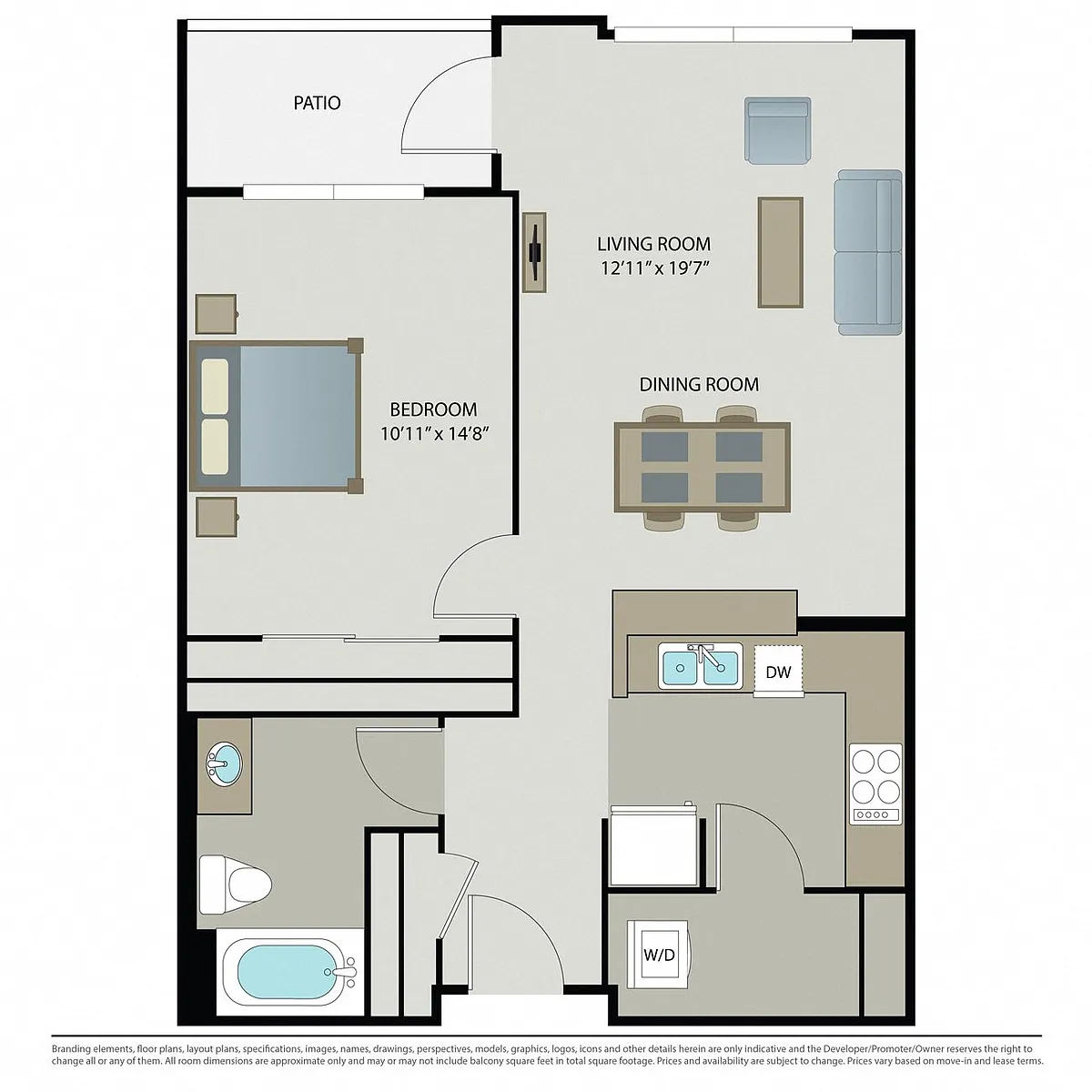 Floor plan Plan 1G