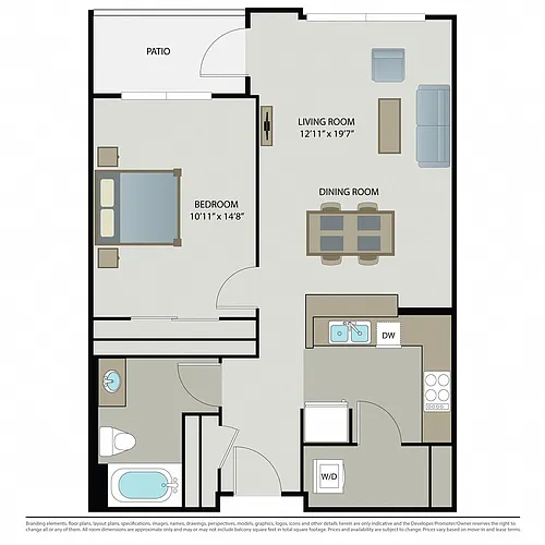 Floor plan Plan 1G