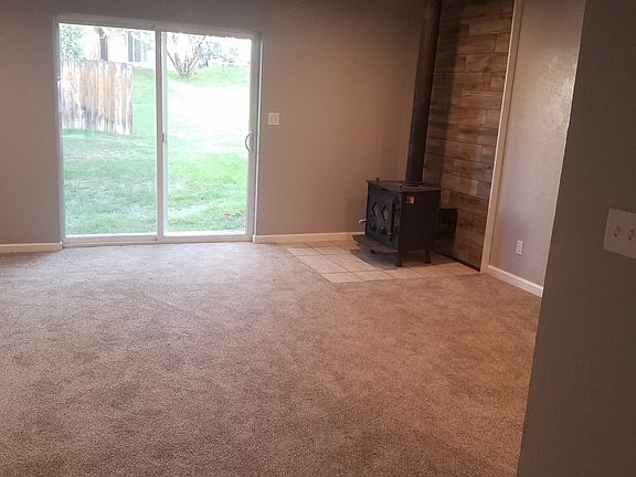 large living room/wood stove