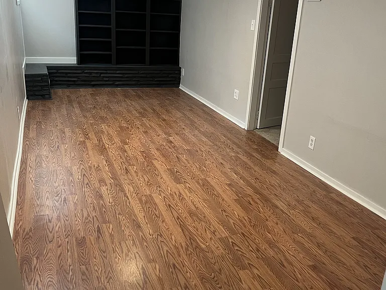 Living room view, main entrance to the apartment