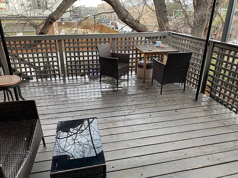 Deck off 2nd Floor Room