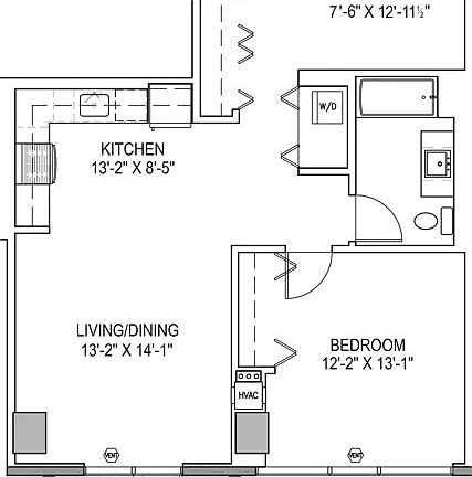 5th image of 1333 S Wabash 1/1 Den