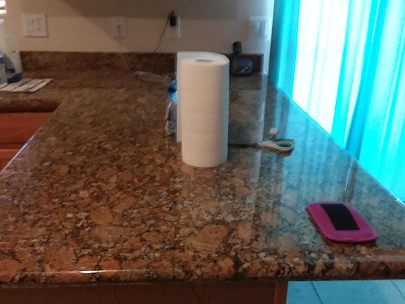 Kitchen Bar, Dining Room to Right