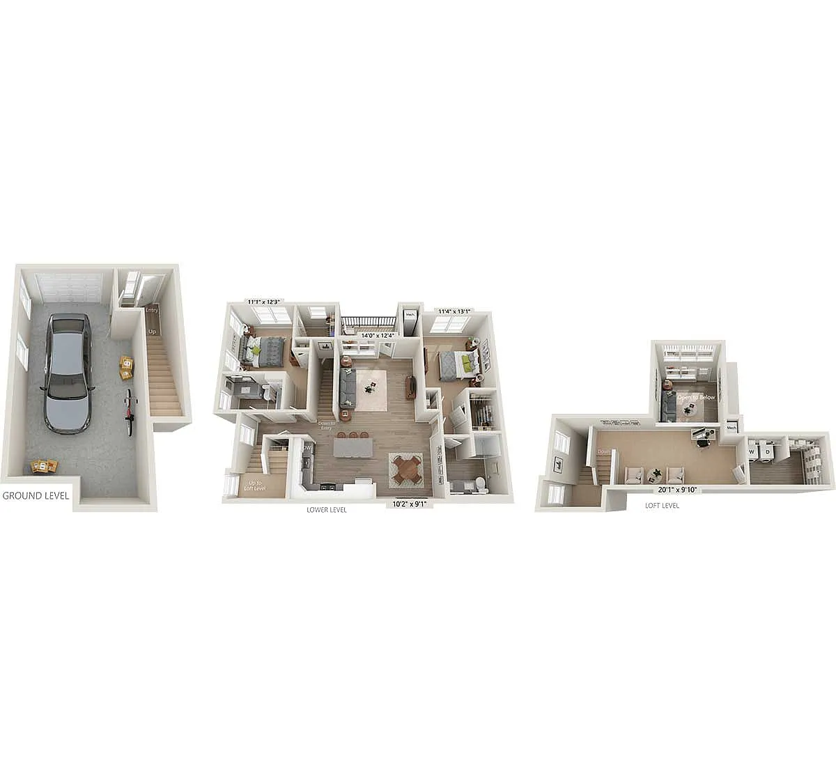 Floor plan B3L-1760