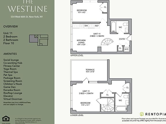 2nd image of 554 W 46th St #1011