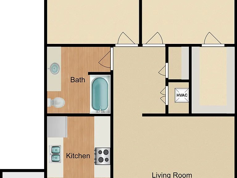 Plan B Floorplan Diagram
