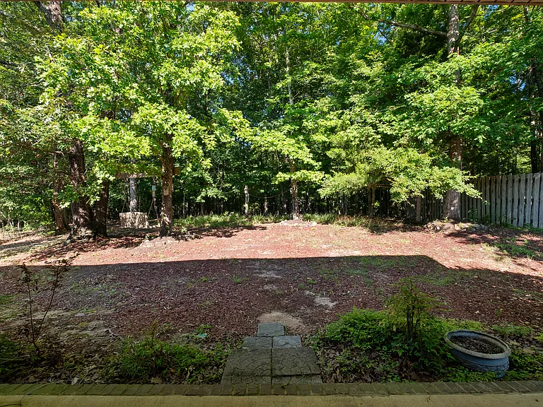 Spacious rear yard.