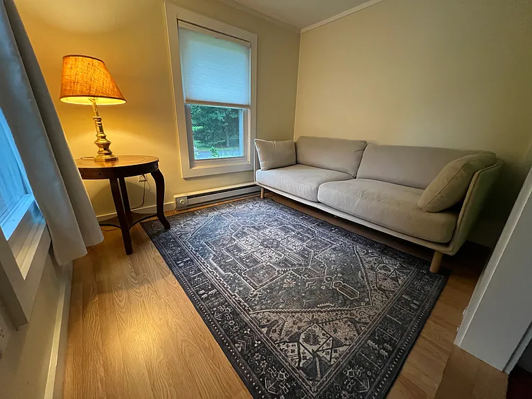 Den can be used as an office.