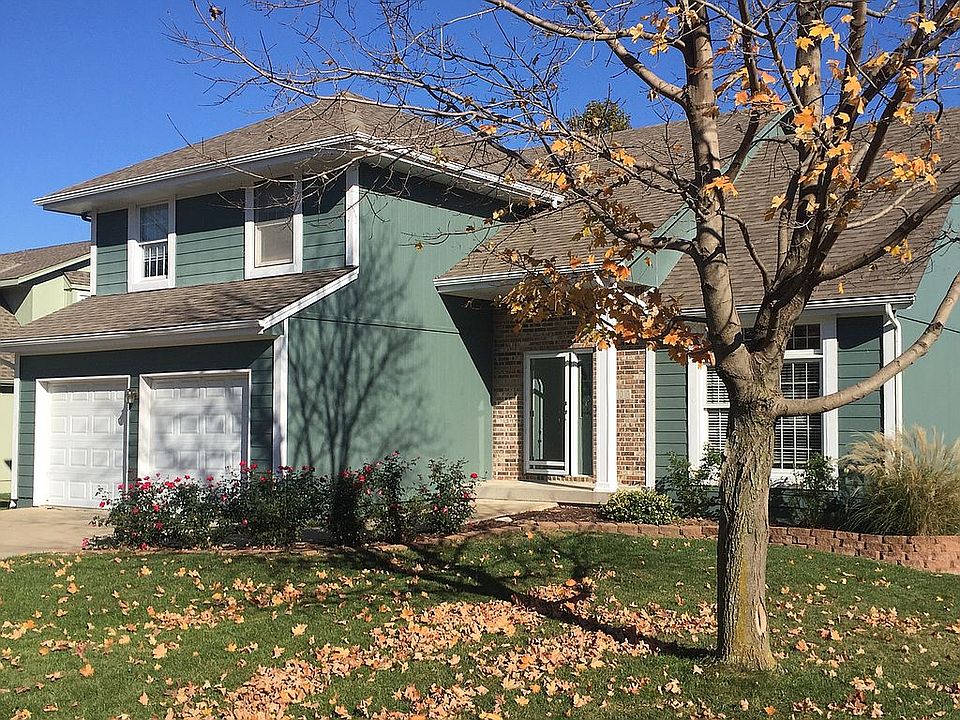 Two story entry faces West