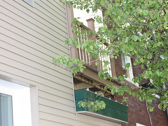 View of deck from sidewalk