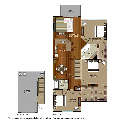 Floor plan C2R Portofino
