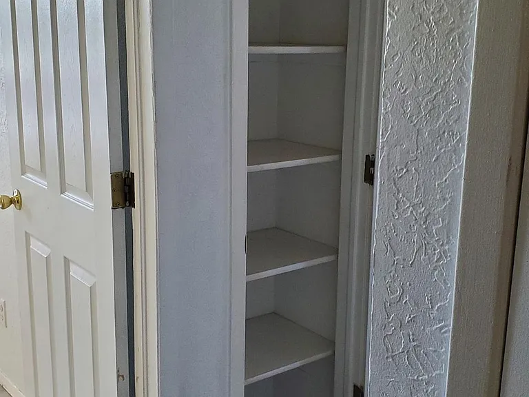Hall linen closet