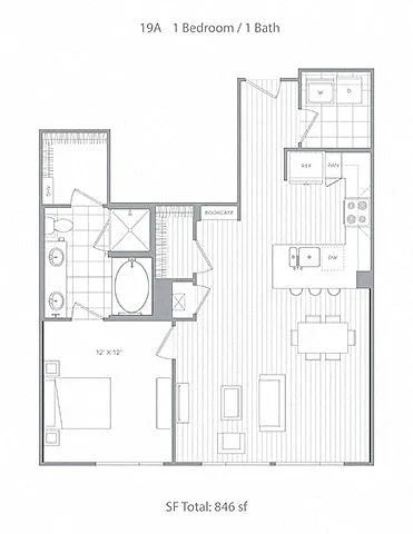 Floor plan A19