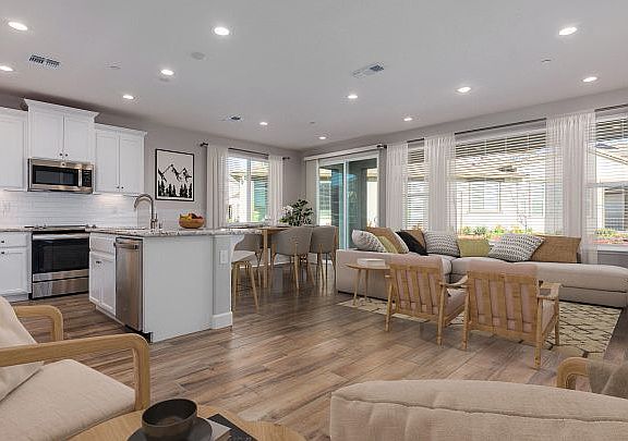 Open Concept Living Virtually Staged