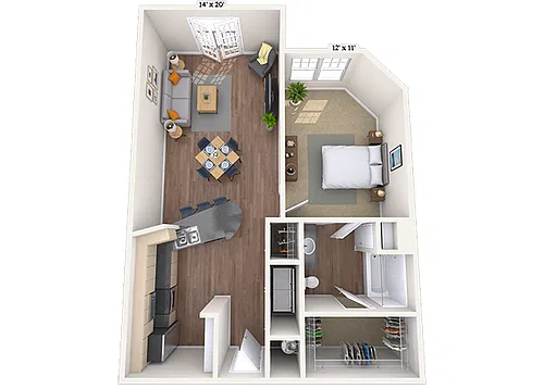 Floor plan Peabody