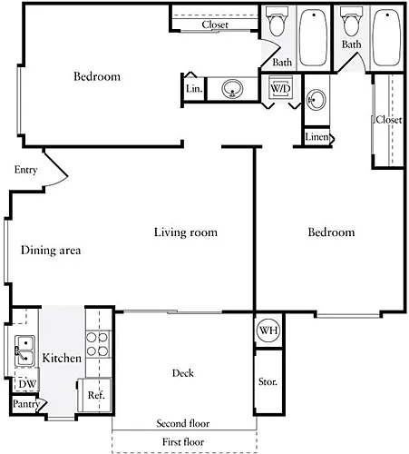 Floor plan 2 Bedrooms A