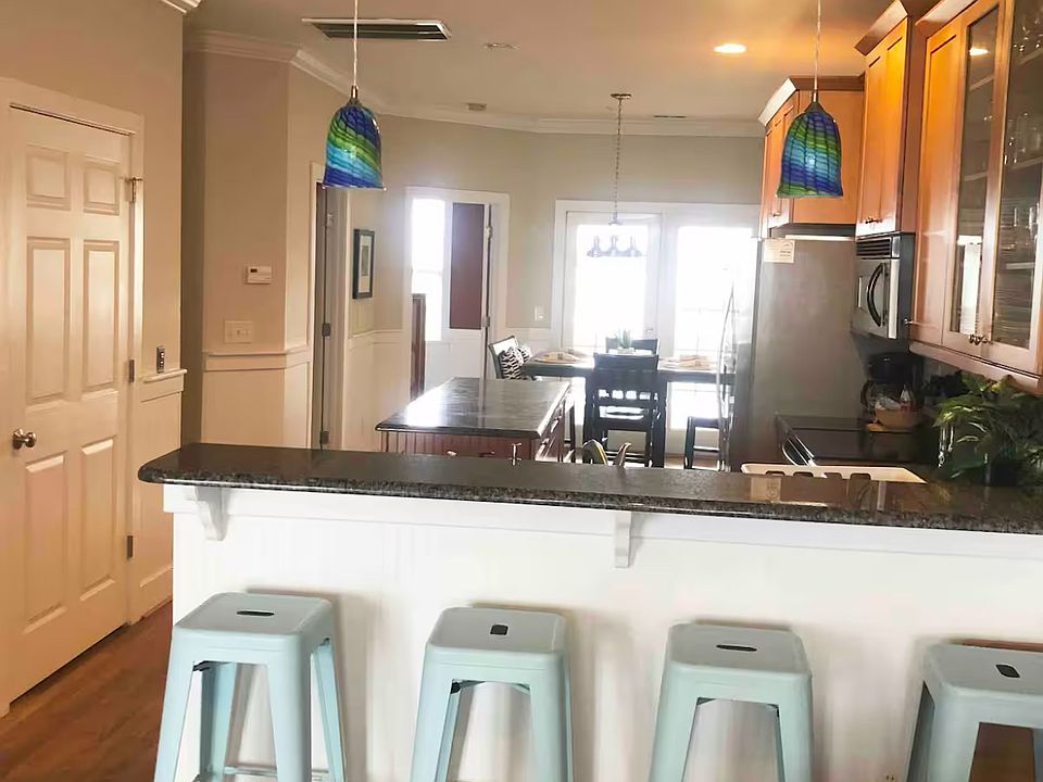 Island kitchen bar seats 4