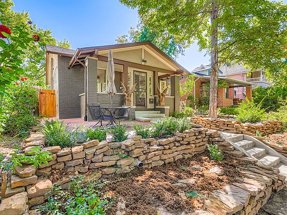 Tranquil front patio.