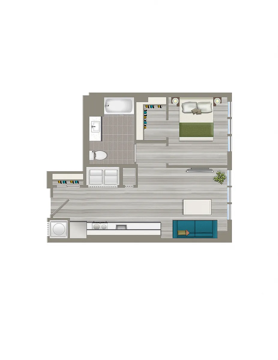 Floor plan 1-C