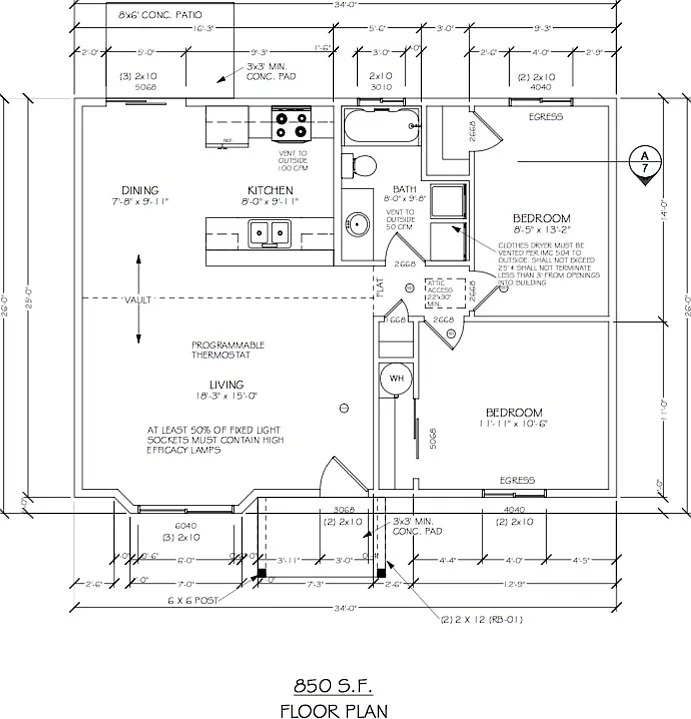 2 bed, 850 sqft, $1,400 — Photo 3