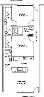 Big walk in closets in both bedrooms.... 10 foot ceilings