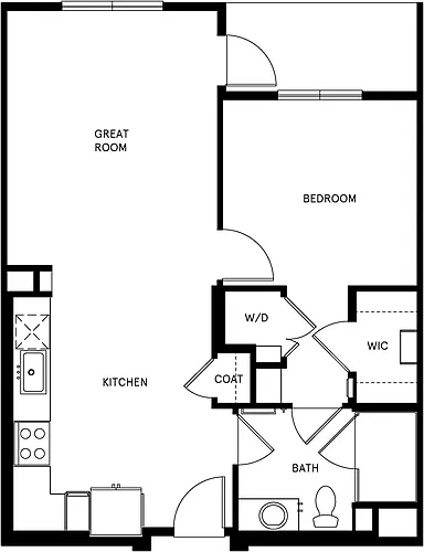 Floor plan 1B