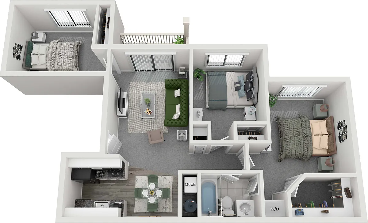 Floor plan The Greenway Renovated