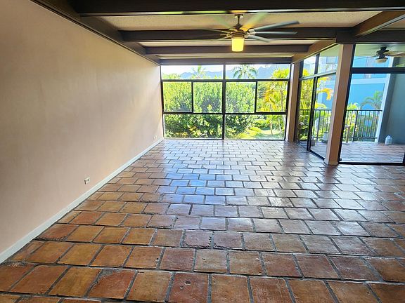 Living room and great room. View from front door.
