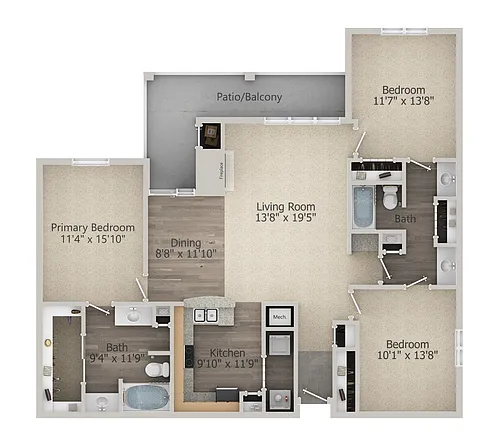 Floor plan The St. Louis