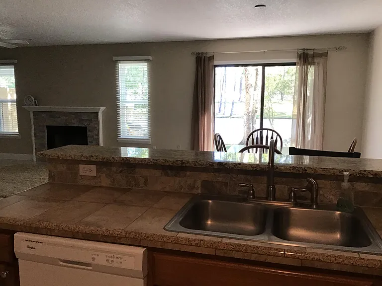 View from kitchen.