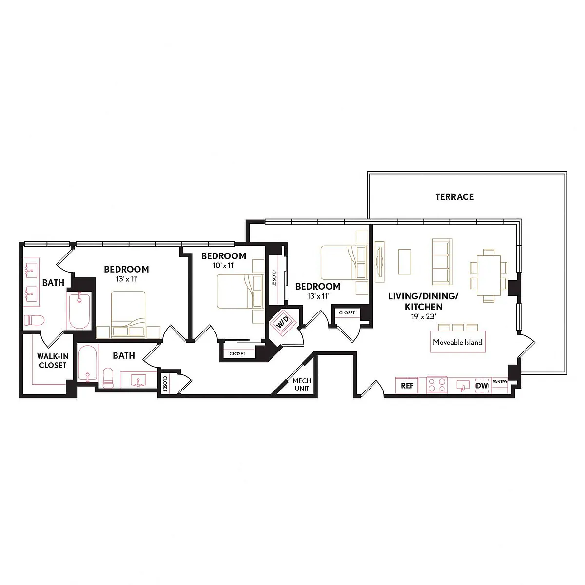 Floor plan PHC