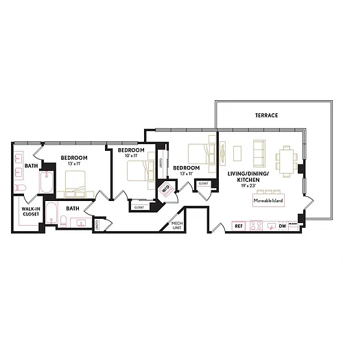 Floor plan PHC