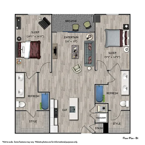 Floor plan B1A