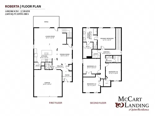 Floor plan Roberta