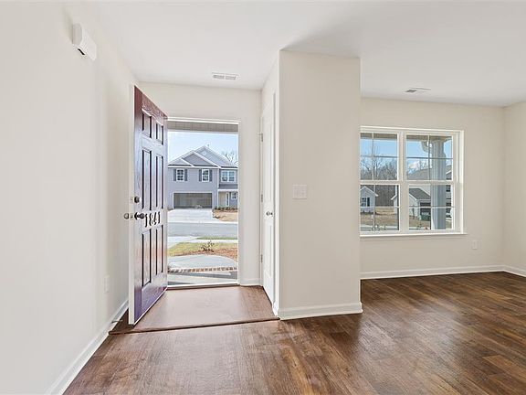 Front door entrance into family room
