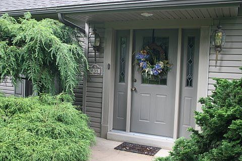 inviting front door