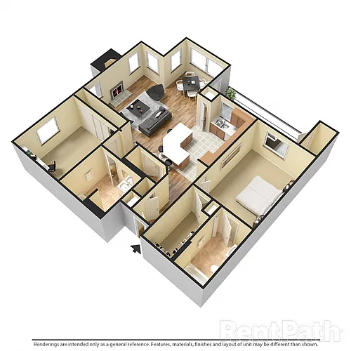 Floor plan 2X2 C